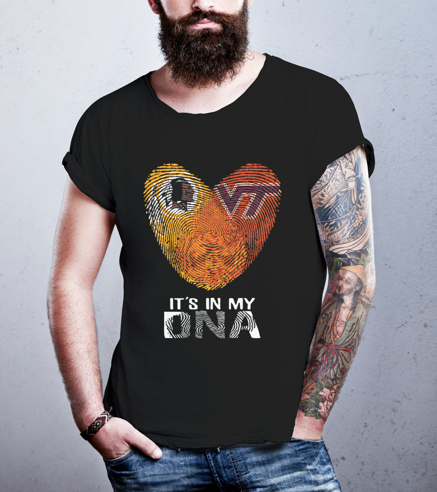 Redskins Vt It's In My Dna T-Shirt