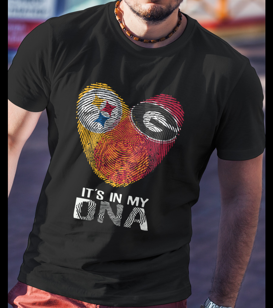 Steelers Georgia Bulldogs It's In My DNA T-Shirt