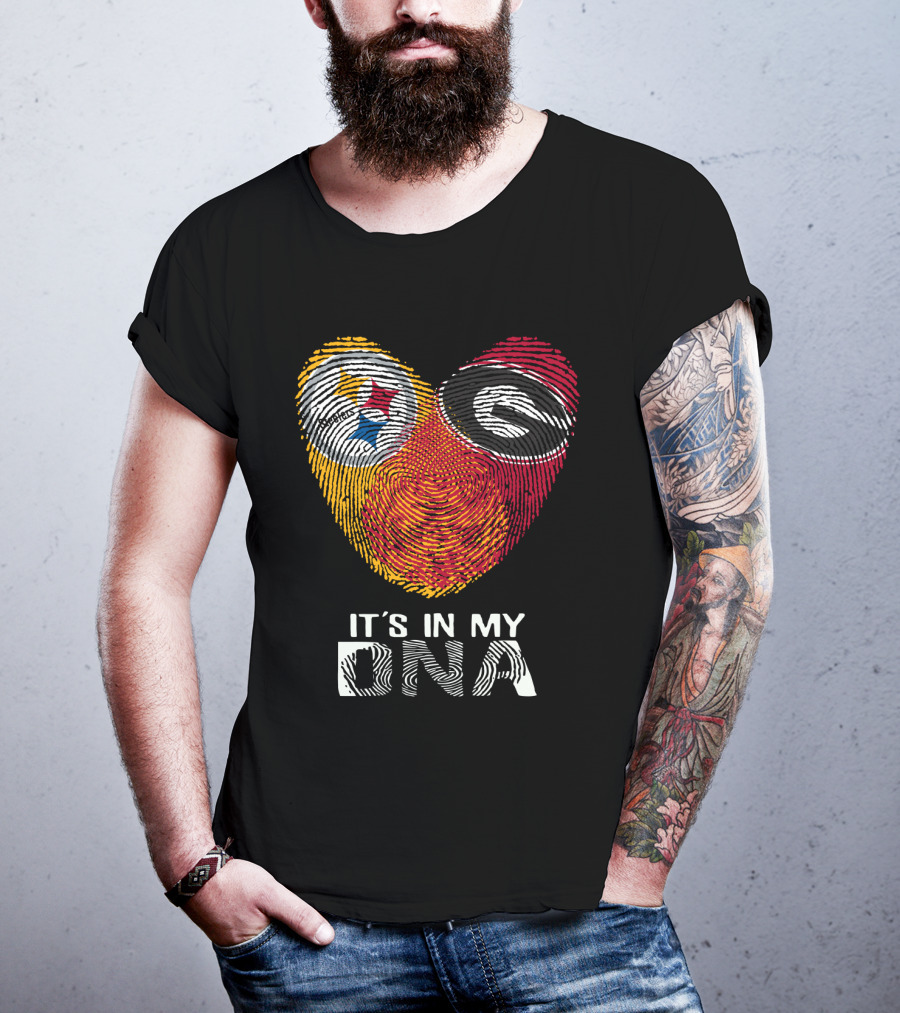 Steelers Georgia Bulldogs It's In My DNA T-Shirt