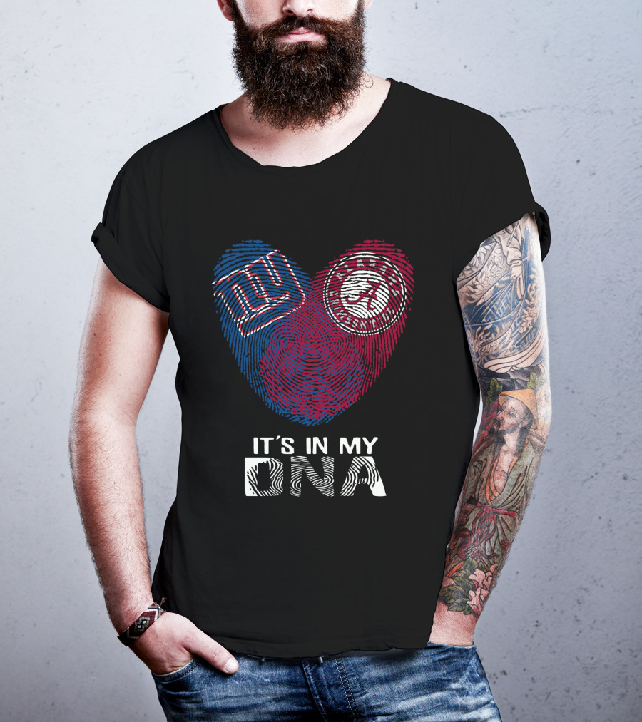 Giants Alabama Crimson Tide It's In My DNA T-Shirt