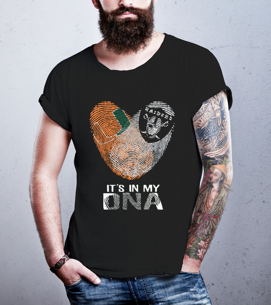 Raiders Miami Hurricanes It's In My DNA T-Shirt