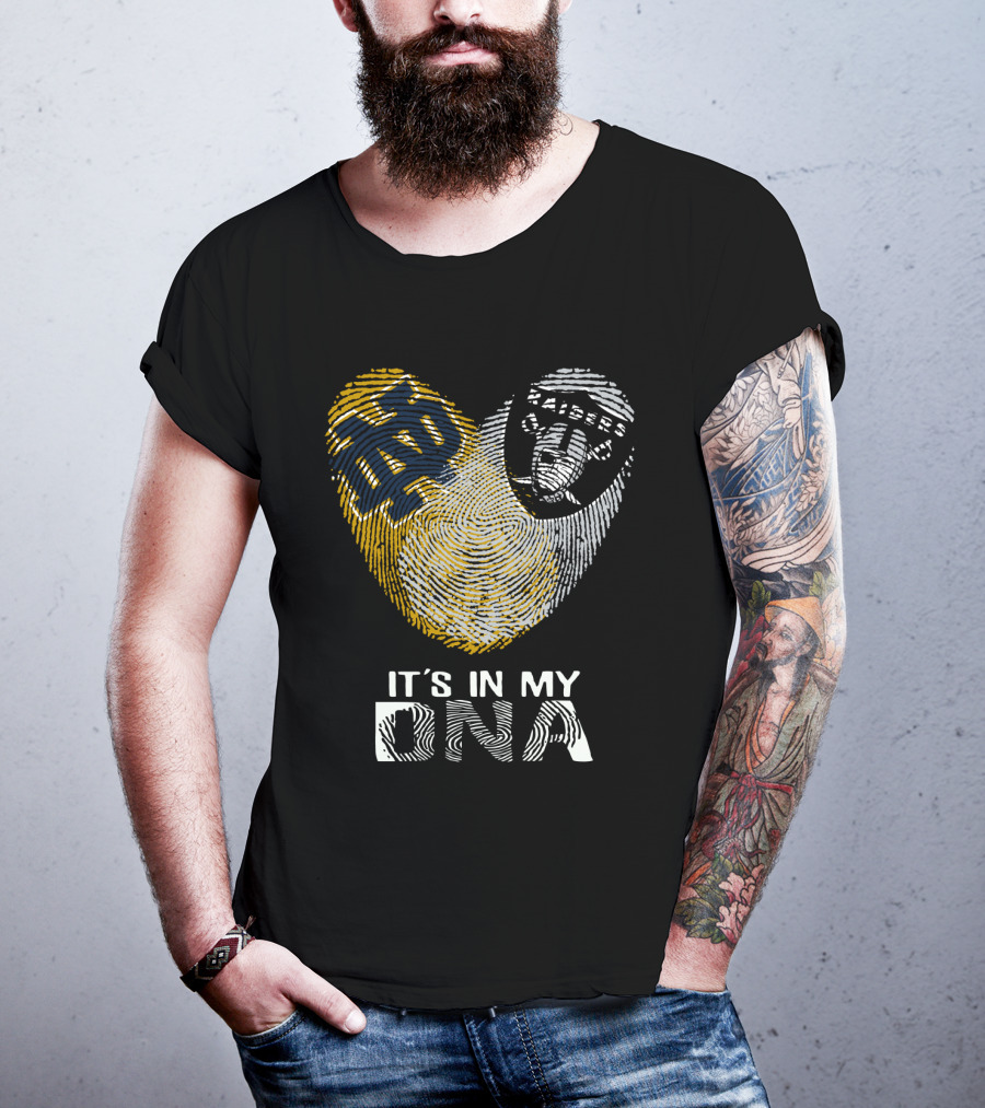 Notre Dame Raiders It's In My DNA Fingerprint T-Shirt