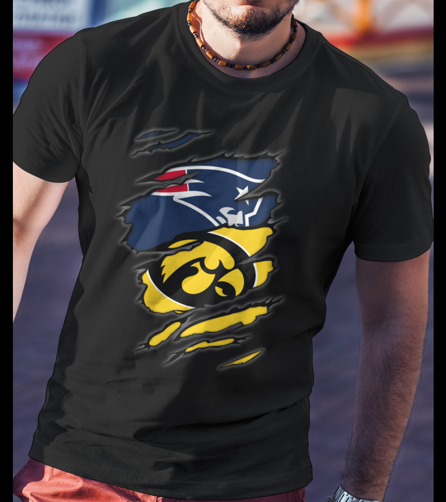 Iowa Patriots Hawkeyes Fusion T-Shirt