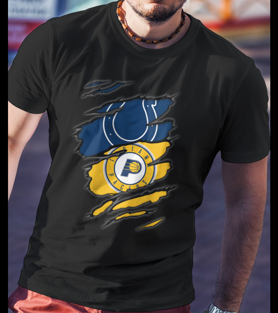 Indianapolis Colts Indiana Pacers Rip T-Shirt