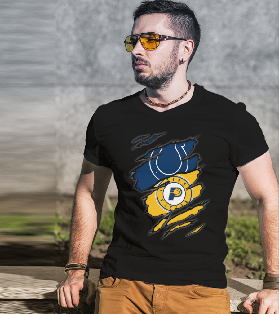 Indianapolis Colts Indiana Pacers Rip T-Shirt