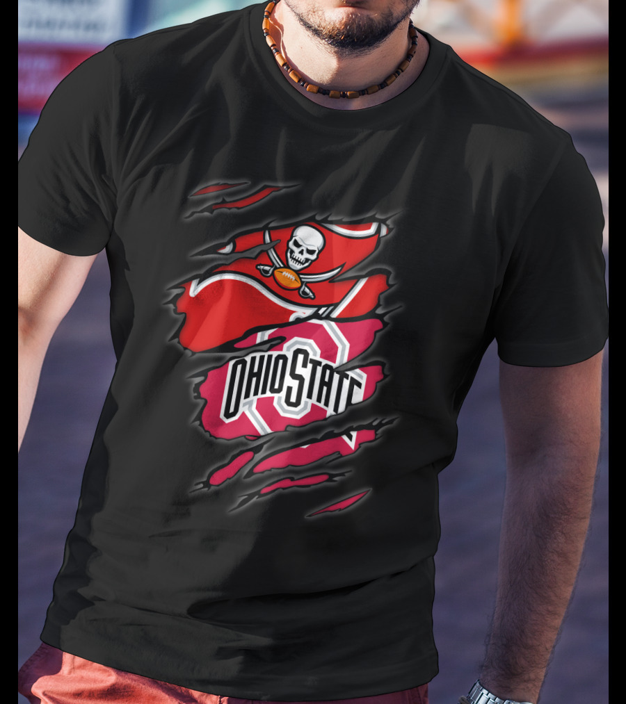 Buccaneers Skull Flag Ohio State T-Shirt