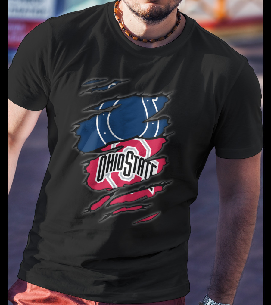 Colts Ohio State Ripped Layered T-Shirt