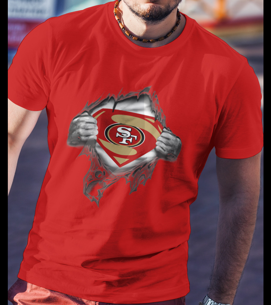 49ers SF Logo Superman T-Shirt