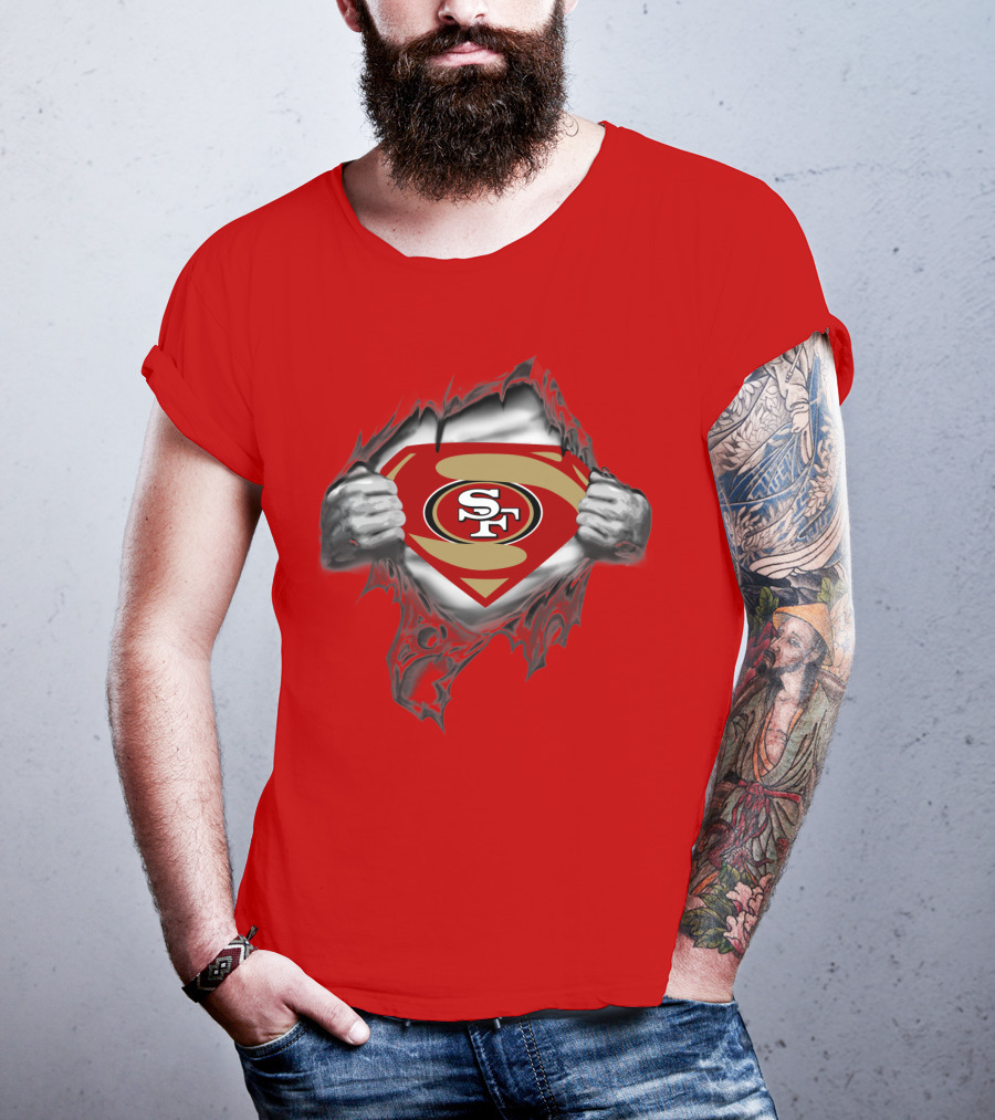 49ers SF Logo Superman T-Shirt