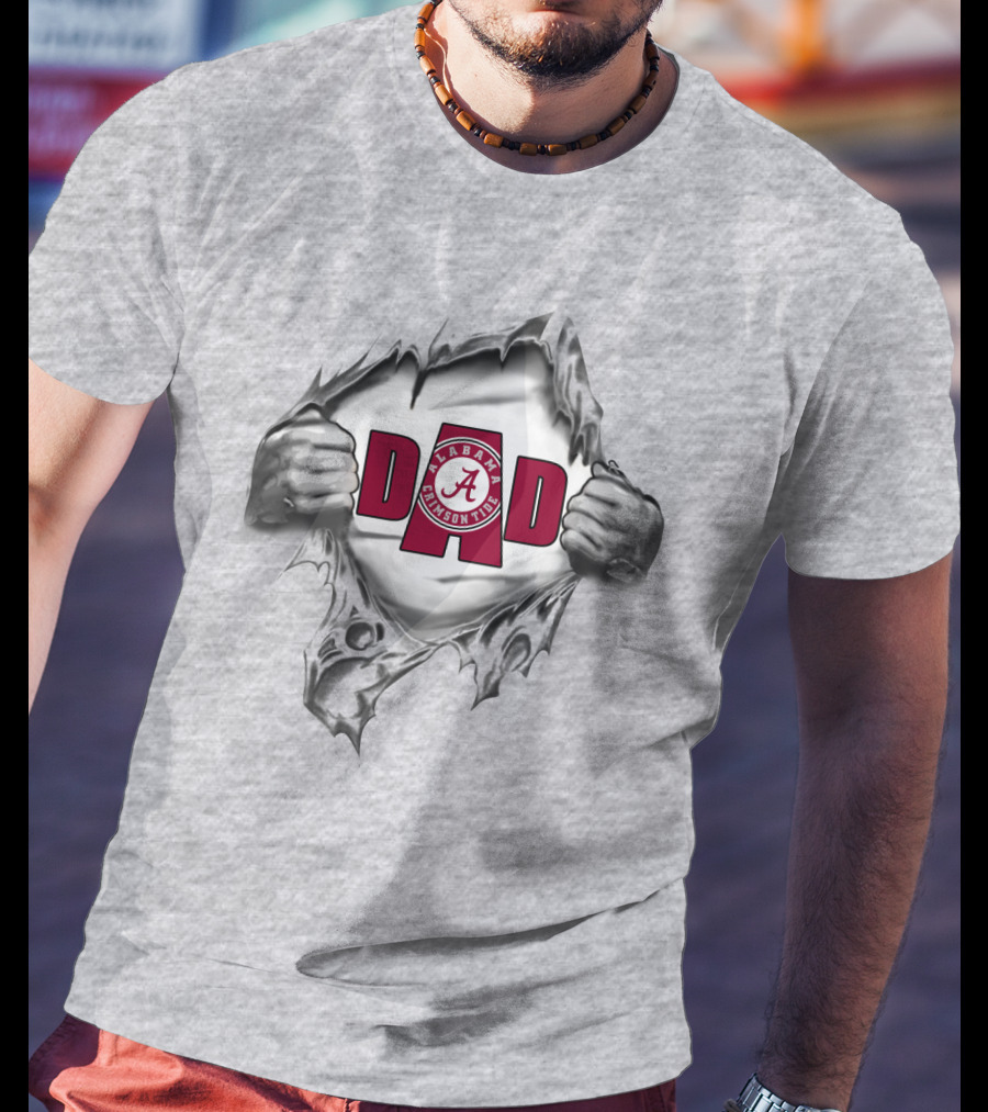 Alabama Crimson Tide Super Dad T-Shirt