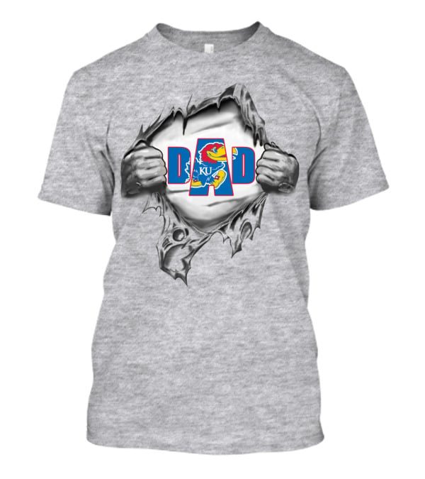 Kansas Jayhawks Ku Dad T-Shirt