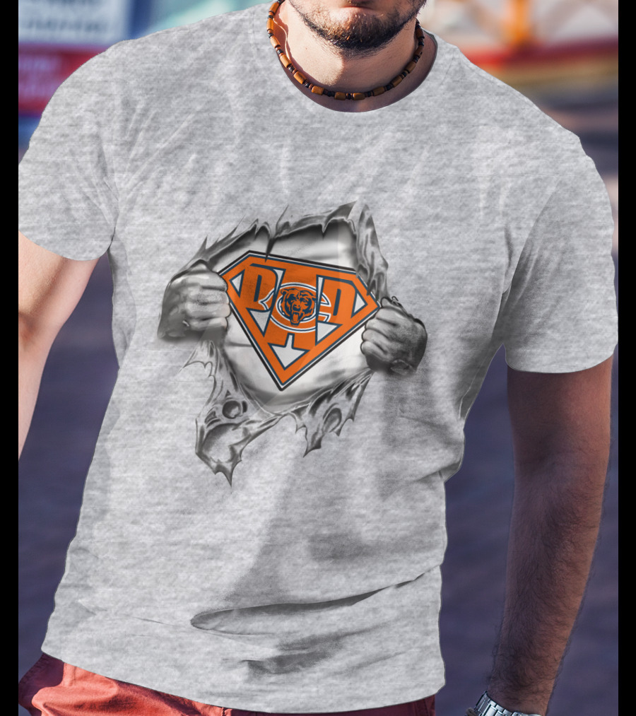 Dad Super Bears Logo Iconic Football Fan T-Shirt