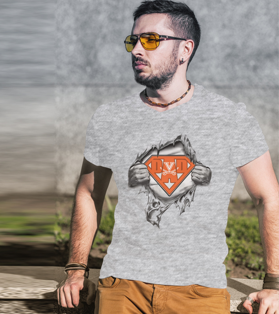 Cavalier Superhero Emblem With Crossed Swords And Bold Letters T-Shirt