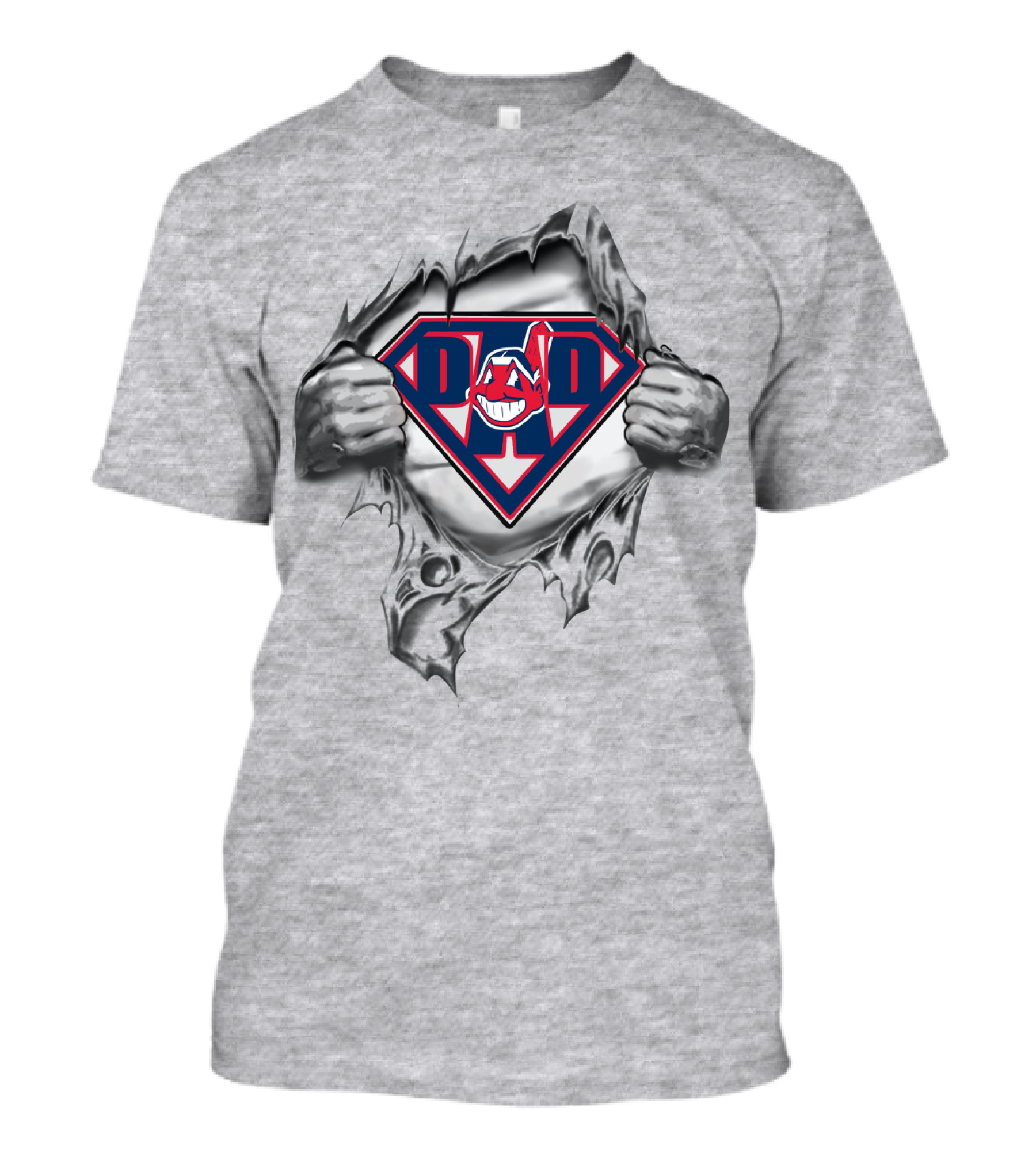 DAD Indians Superhero T-Shirt