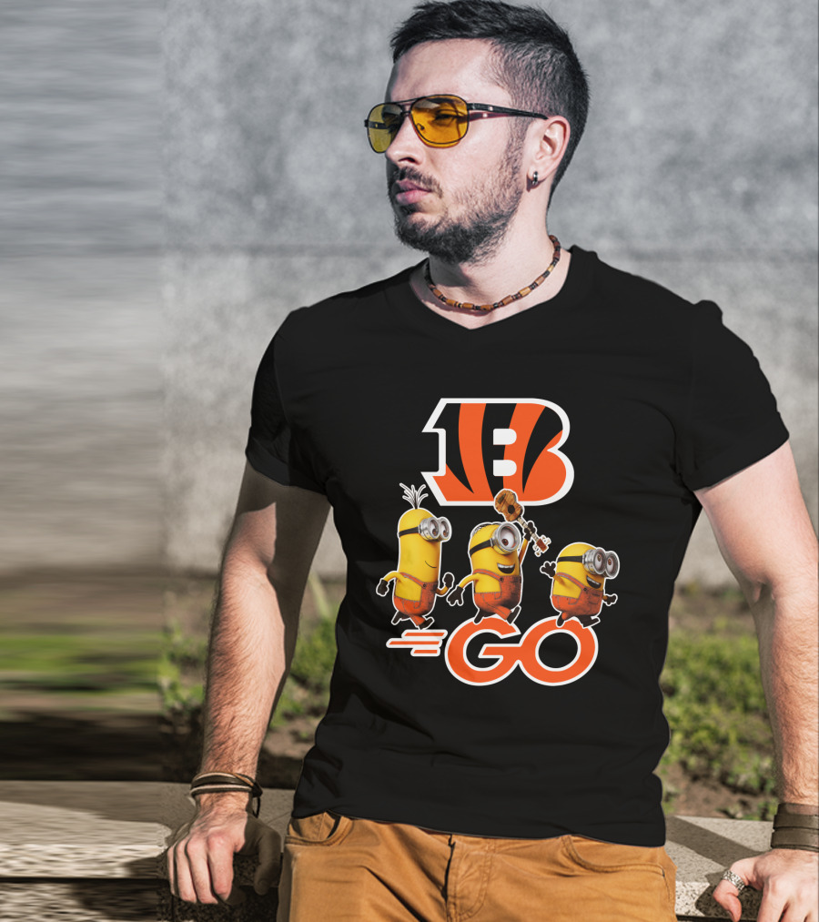 Bengals Minions Go T-Shirt