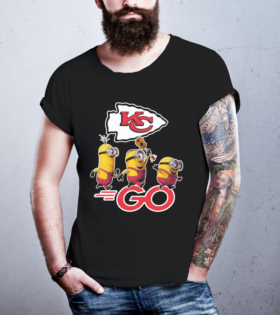 Kansas City Chiefs Minions Go T-Shirt