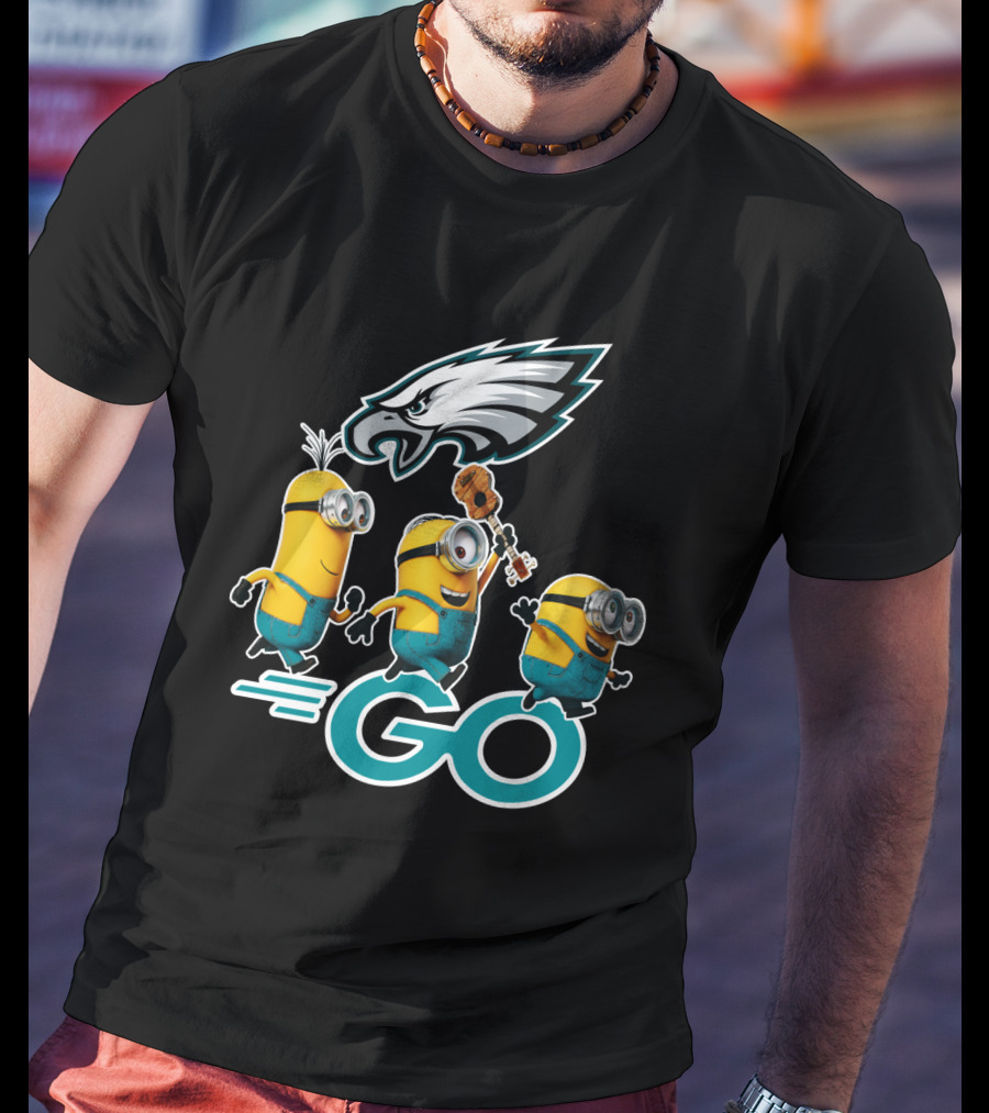 Minions Go Philadelphia Eagles T-Shirt