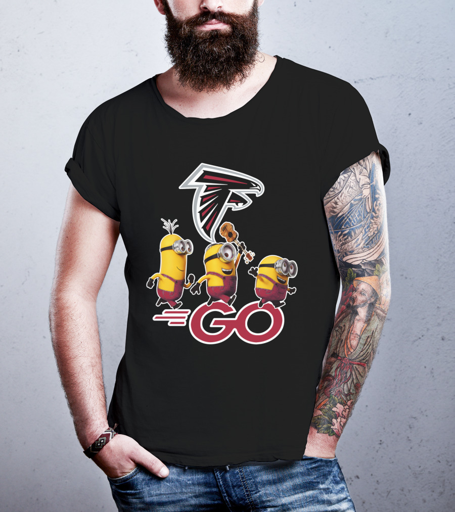 Falcons Logo Minions Go T-Shirt