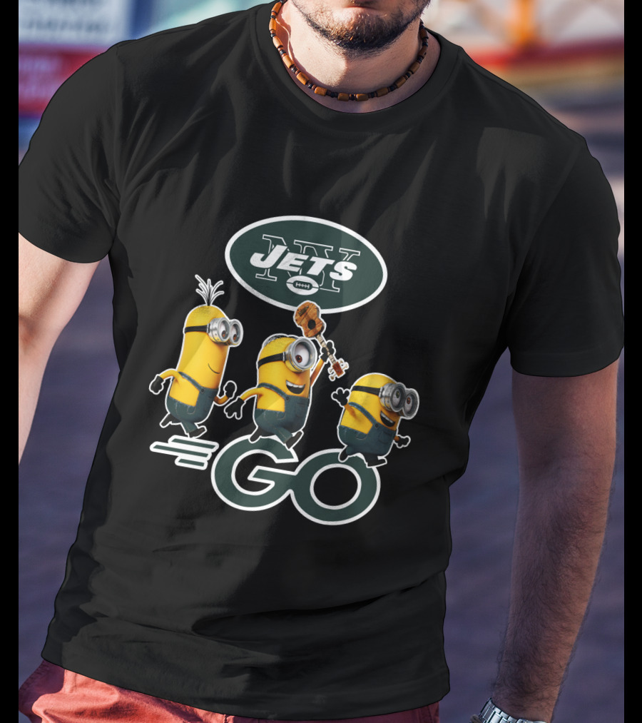 NY Jets Minions Go T-Shirt