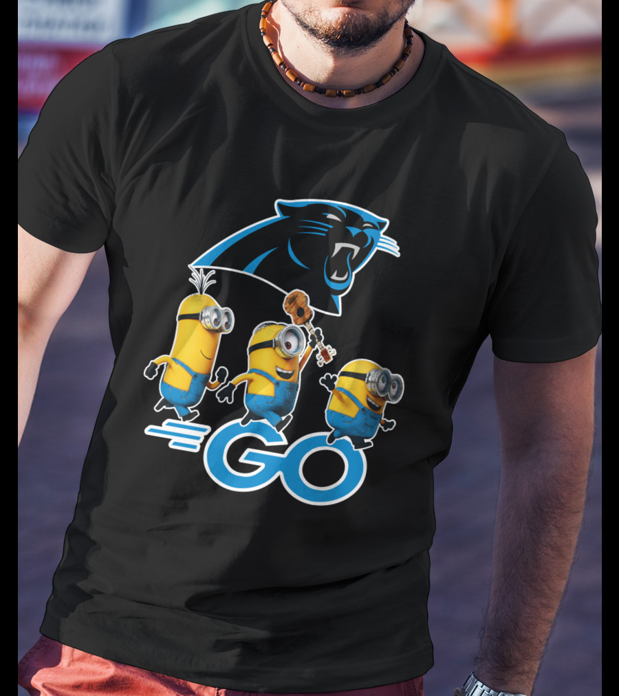 Panthers Go Minions NFL Fan Team Spirit T-Shirt