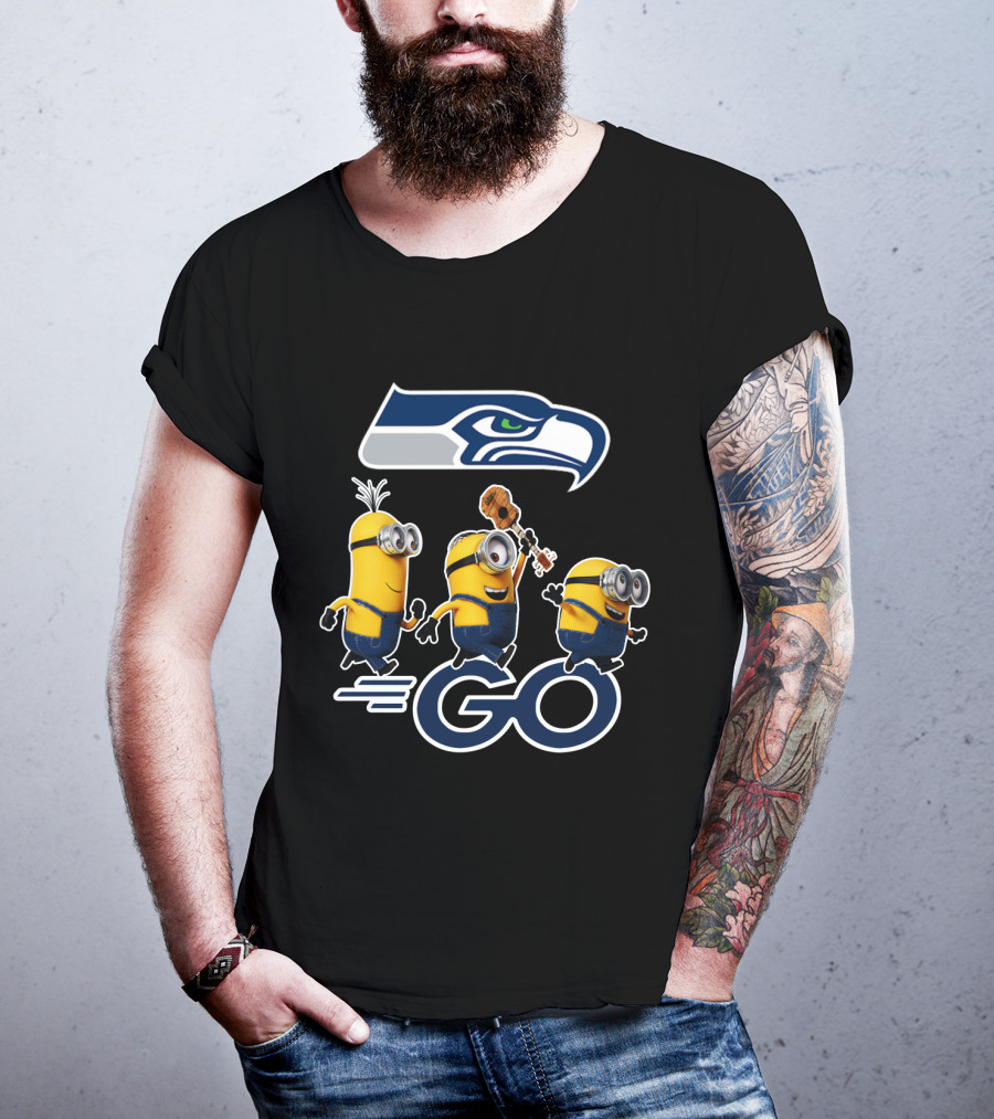 Seahawks Go Minions Bash T-Shirt
