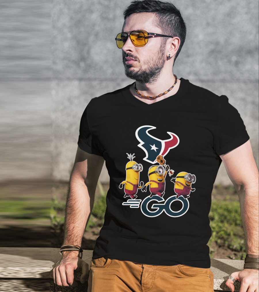 Houston Texans Minions Go T-Shirt