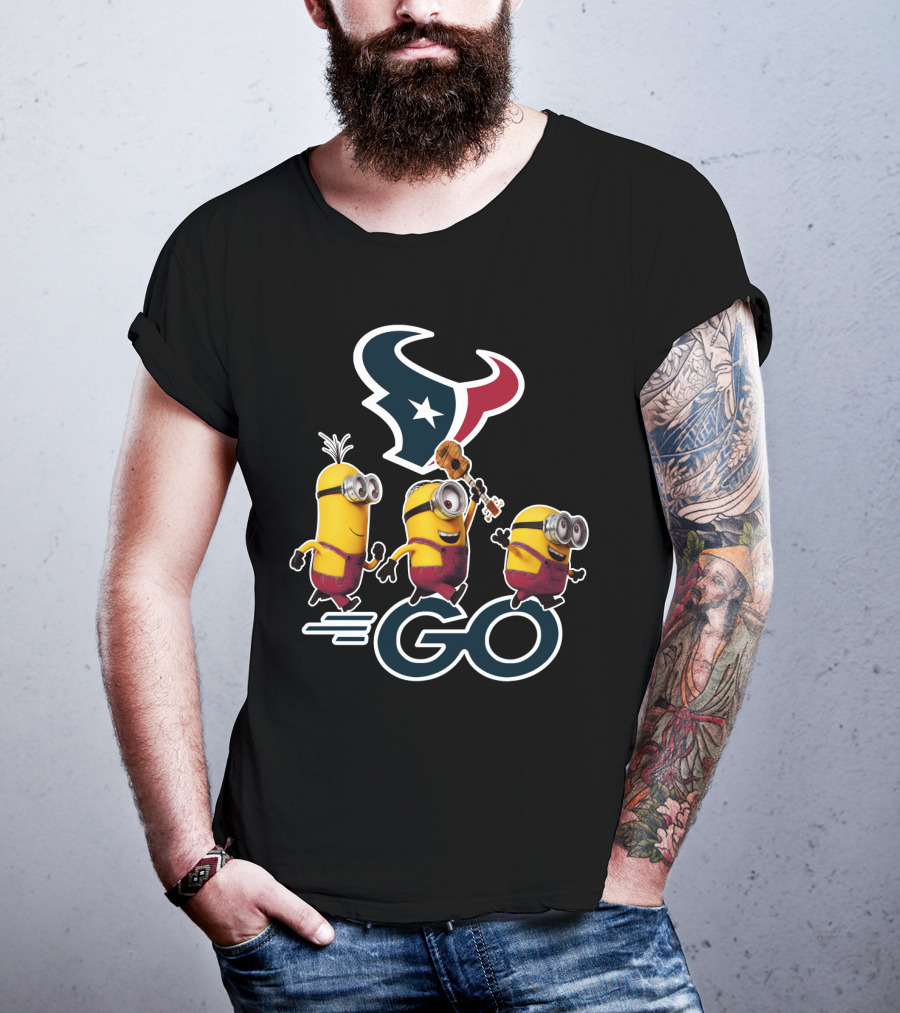 Houston Texans Minions Go T-Shirt