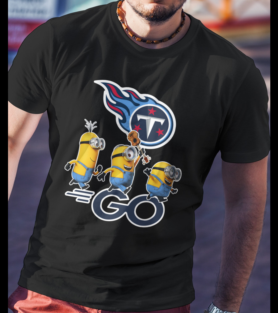 Minions Go Titans Tennessee NFL T-Shirt