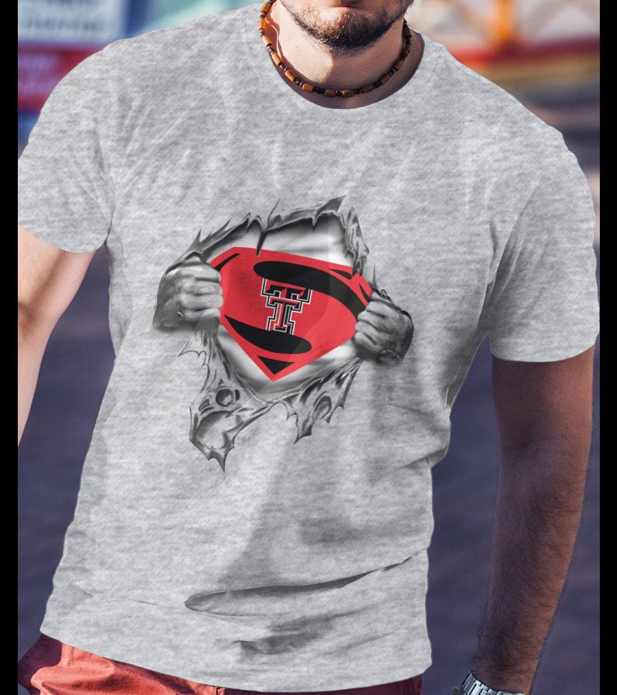 Texas Tech TTU Superman T-Shirt