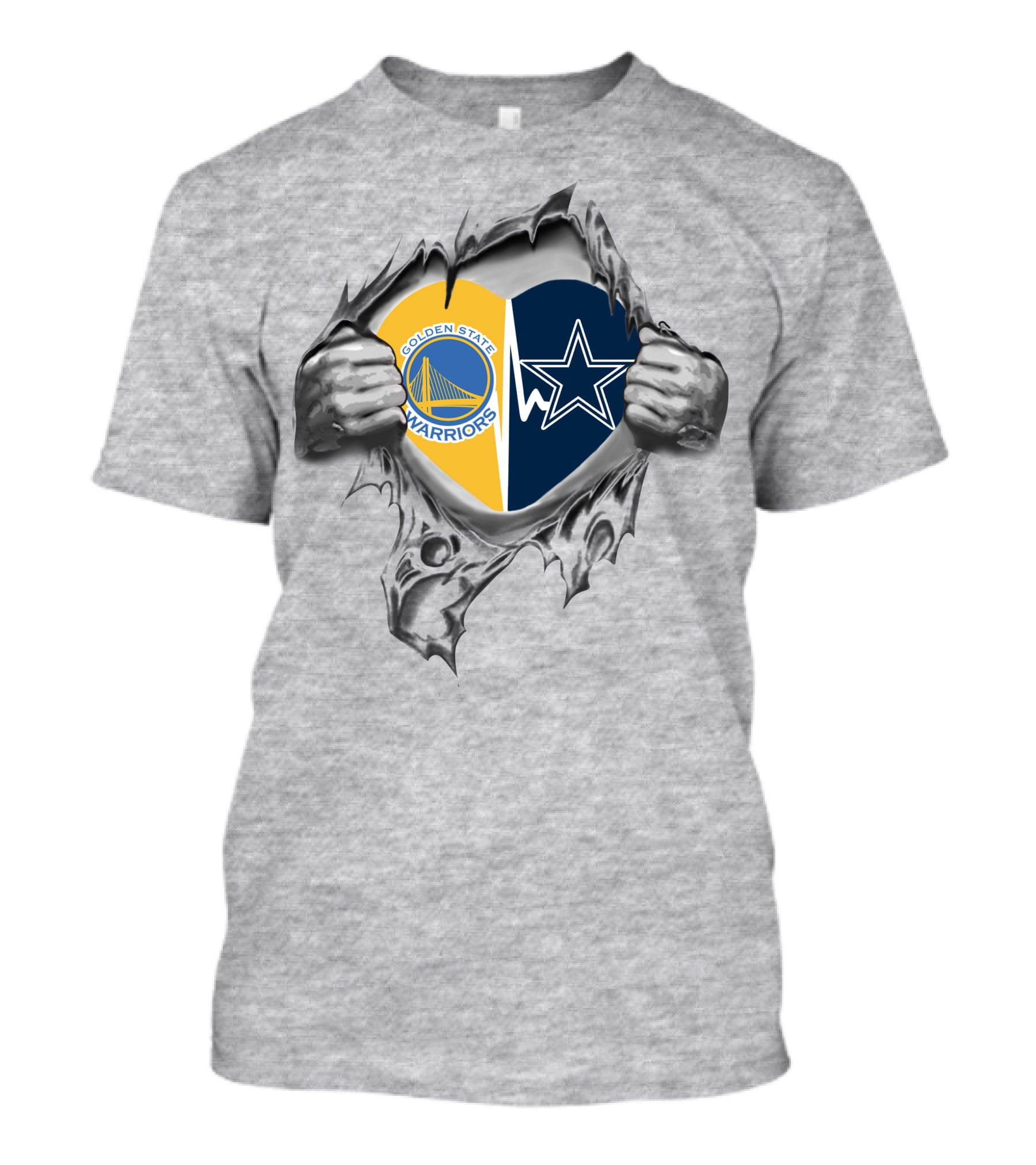 Golden State Warriors Dallas Cowboys It's In My Heart T-Shirt