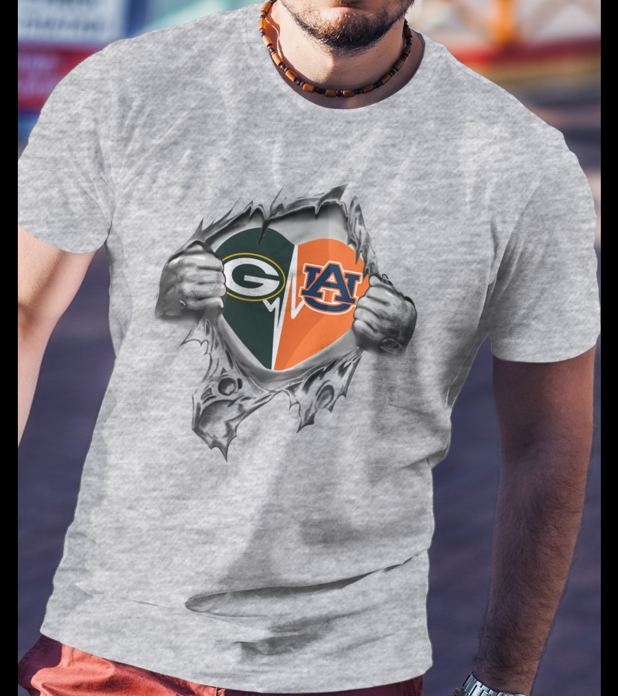 22 Front Packers Auburn Heart Packers T-Shirt