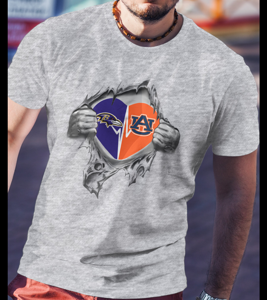 Its In My Heart 29 Ravens Auburn T-Shirt