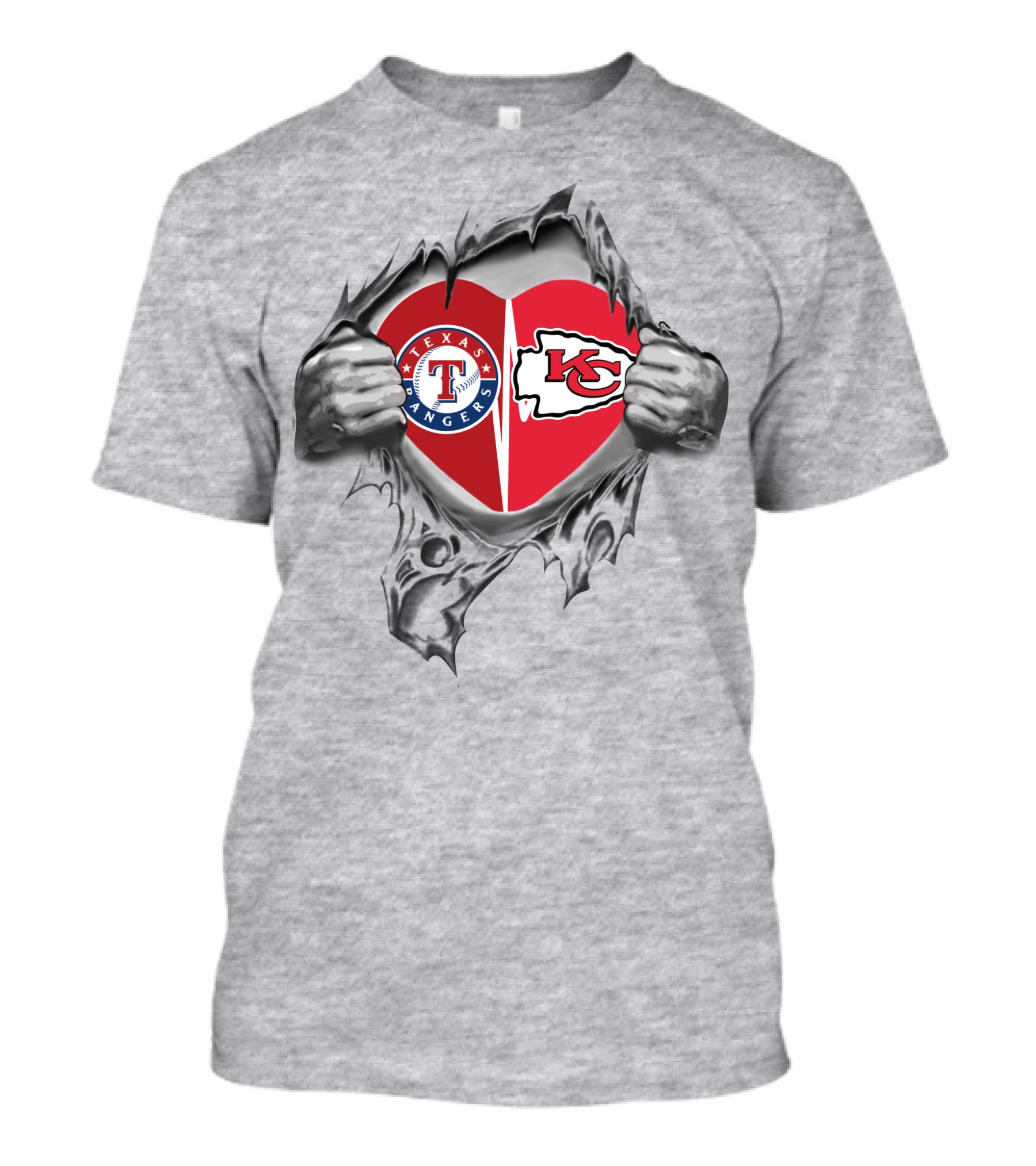 Texas Rangers Kansas City Chiefs Heartbreaking Loyalty T-Shirt