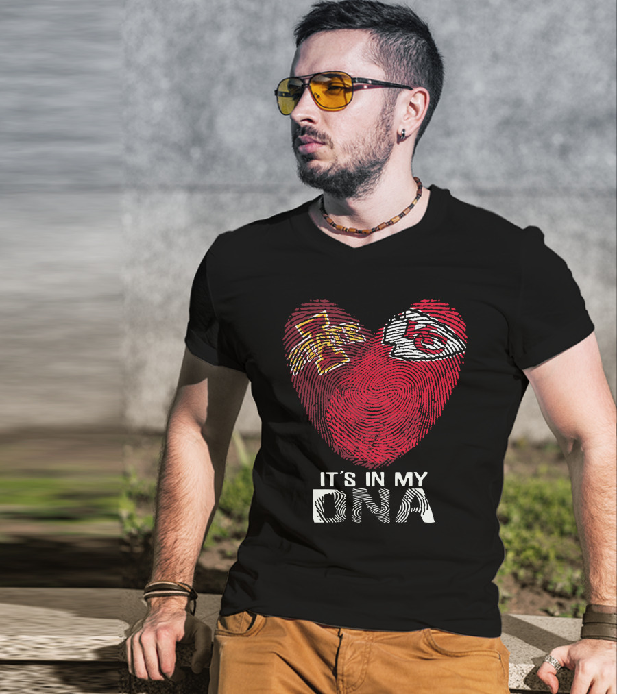Iowa State Cyclones KC Chiefs It's In My DNA T-Shirt
