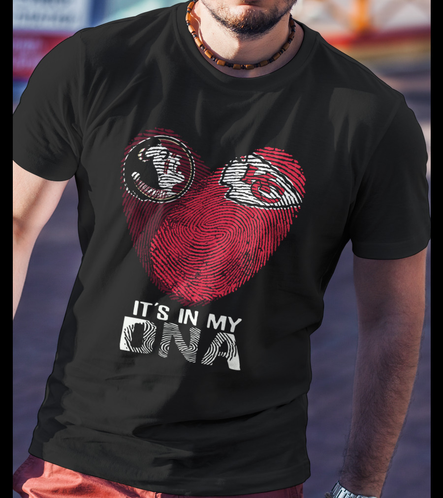 Seminoles Chiefs It's In My DNA Fingerprint T-Shirt