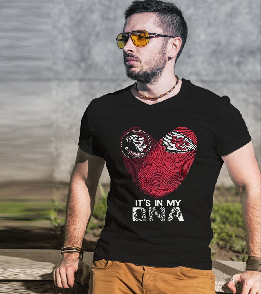 Seminoles Chiefs It's In My DNA Fingerprint T-Shirt