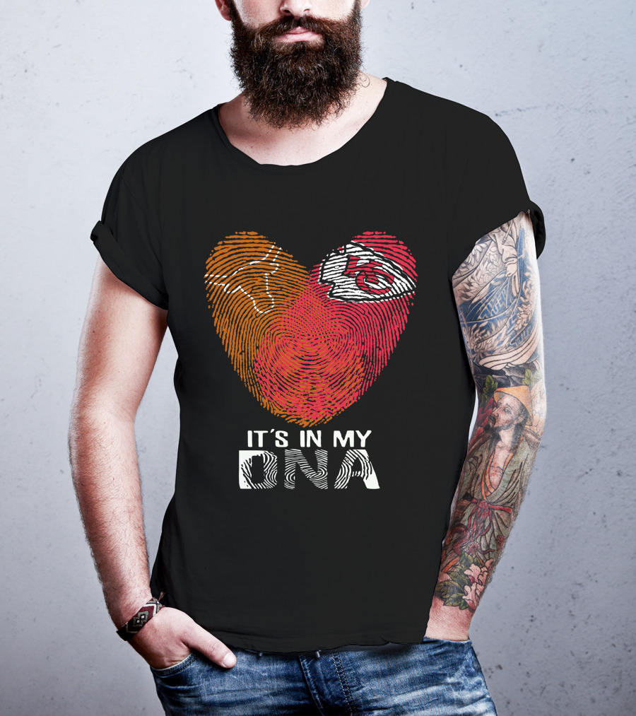Texas Longhorns Chiefs Heart It's In My DNA T-Shirt