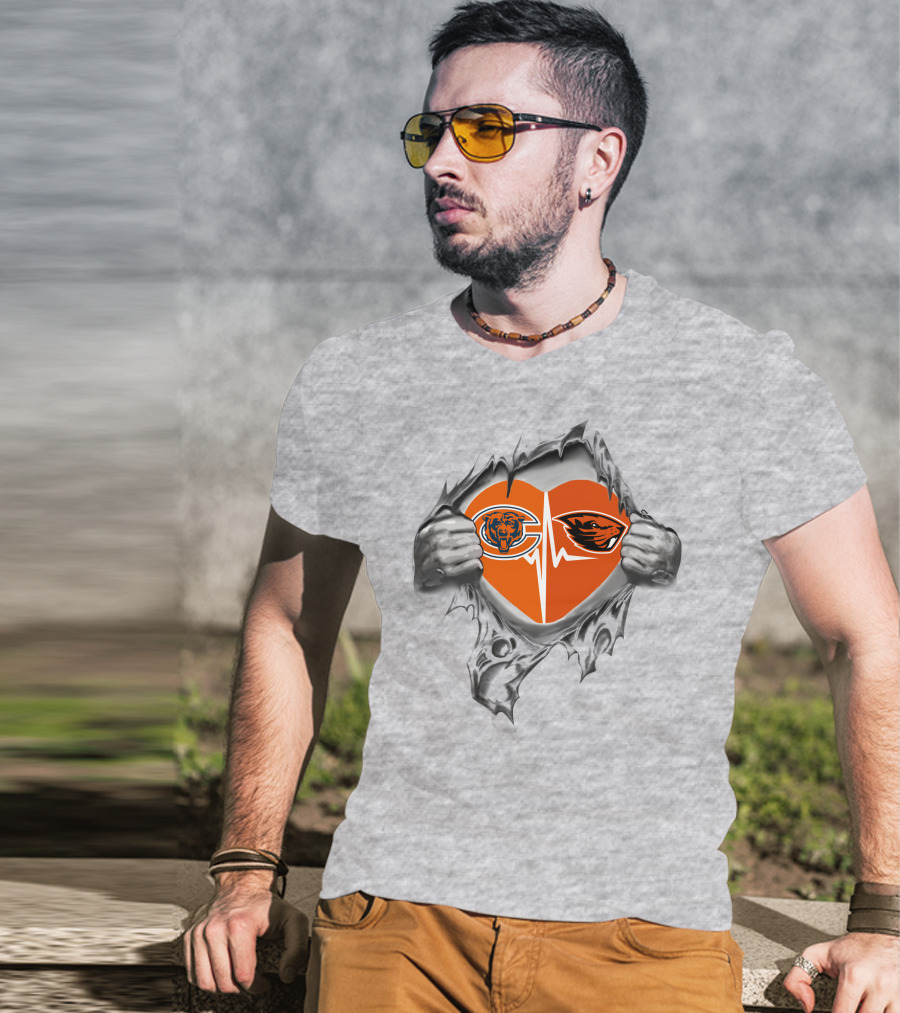 Bears Beavers Heartbeat Inside Me T-Shirt