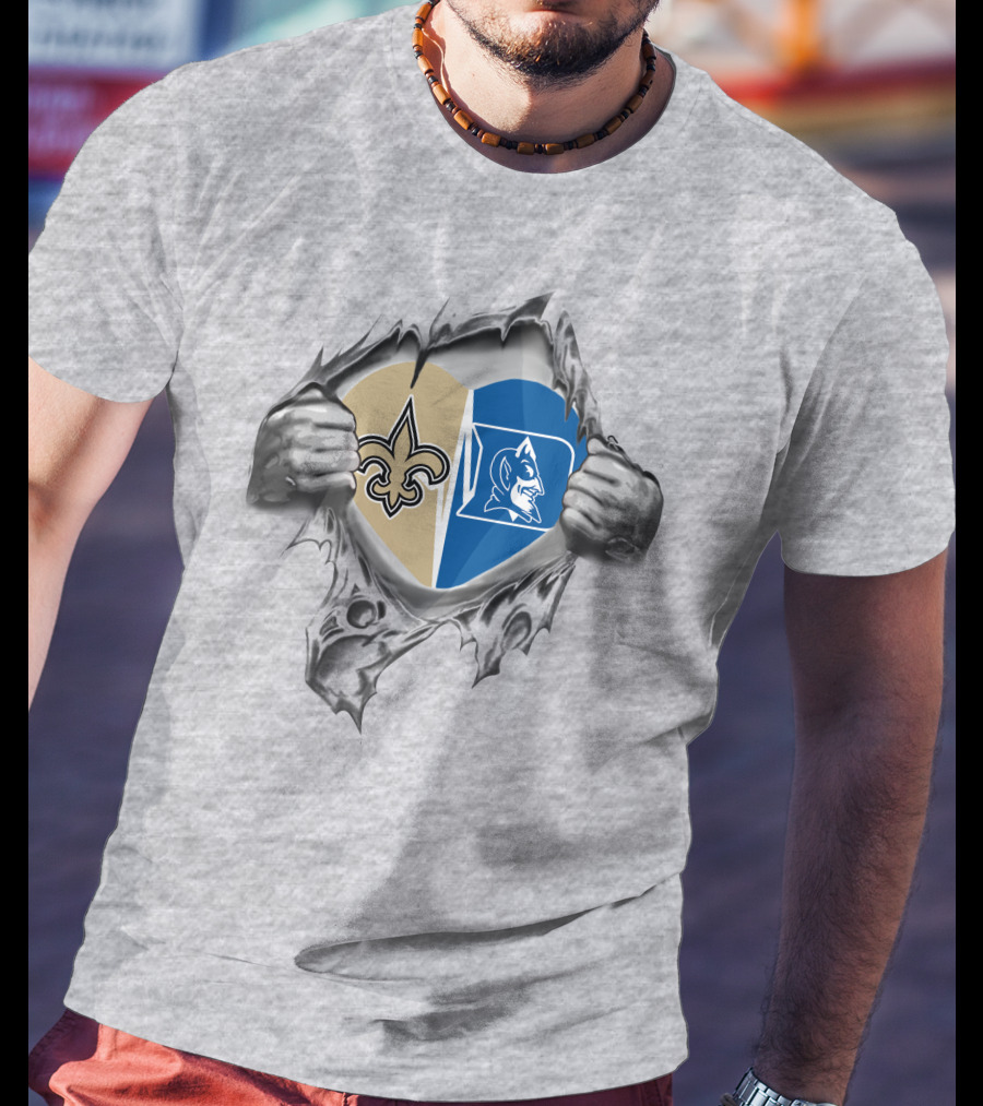 Saints Duke Heart Loyalty Fan Passion T-Shirt