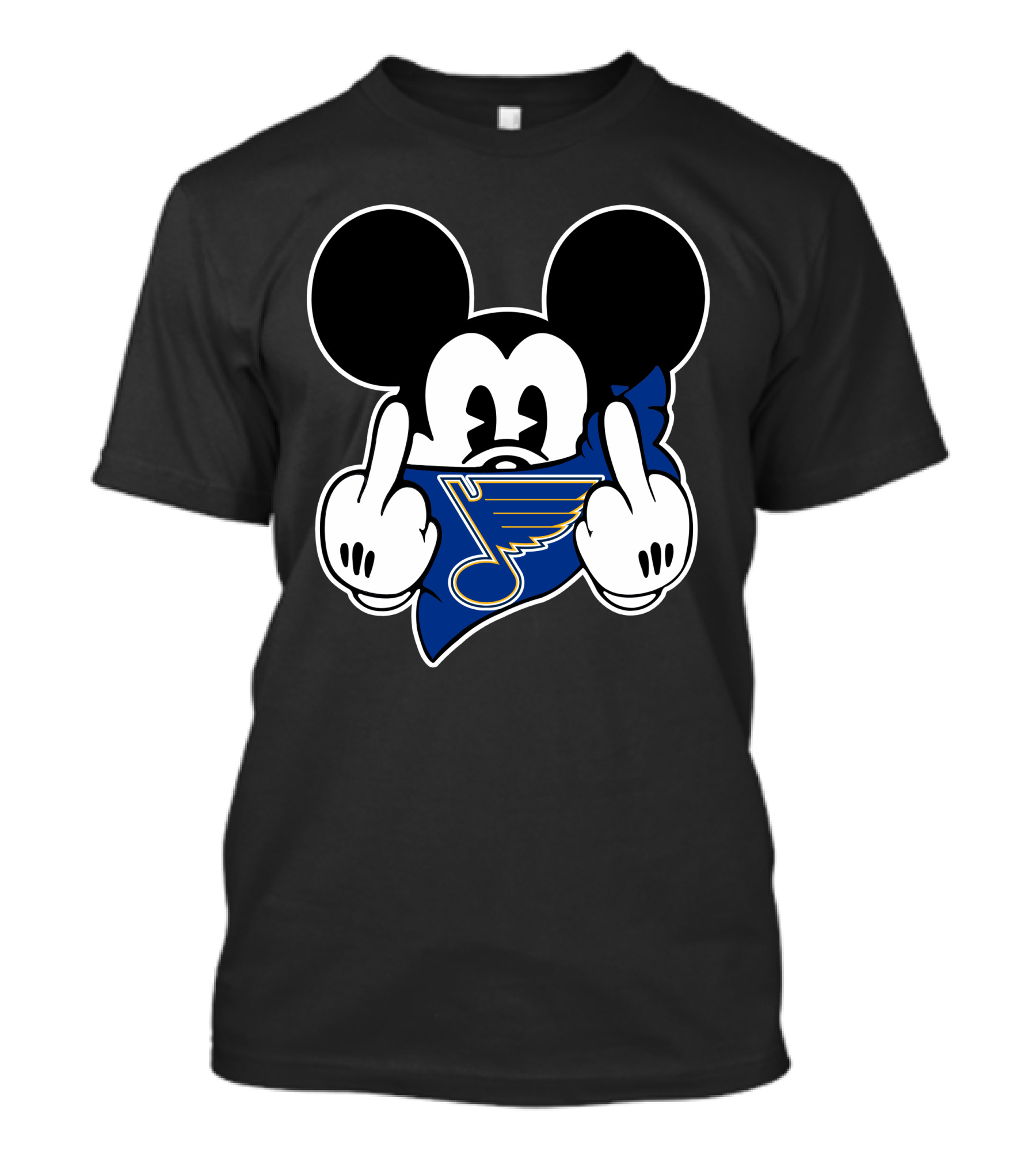 Mickey St. Louis Blues Gesture T-Shirt