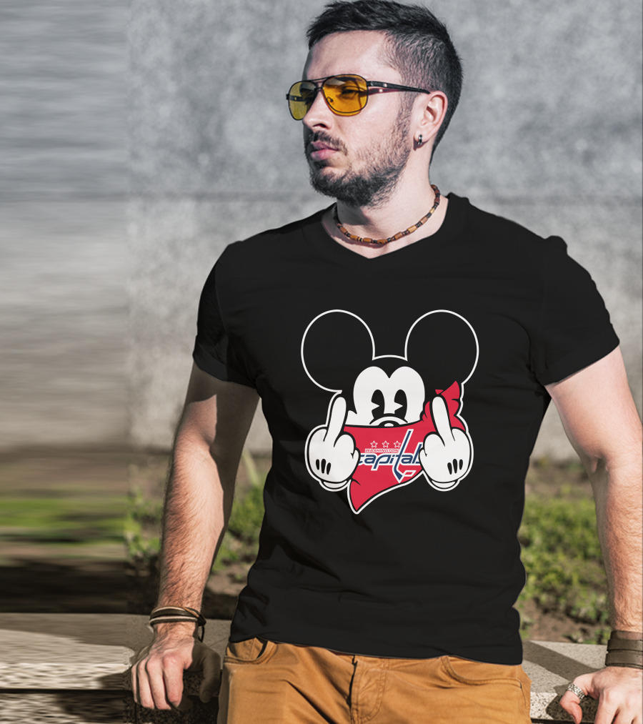 Washington Capitals Mickey Gesture T-Shirt