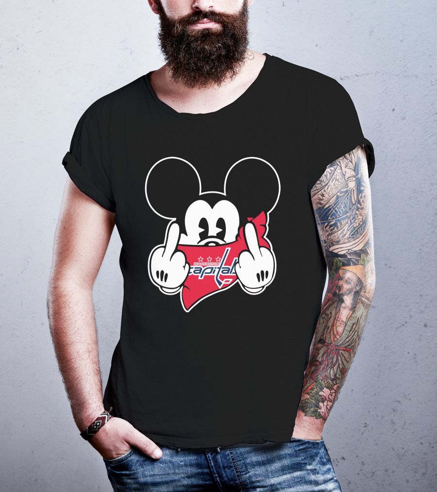 Washington Capitals Mickey Gesture T-Shirt