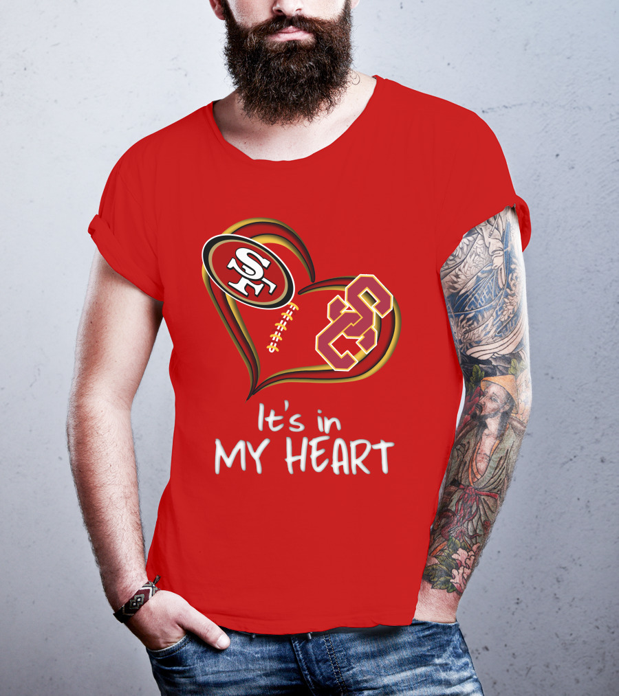49ers Sc It's In My Heart T-Shirt