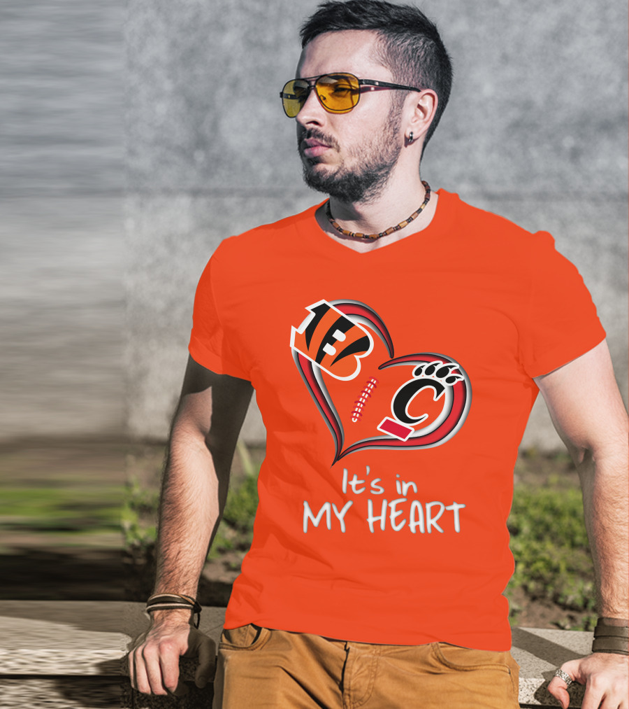 Bengals Bearcats It's In My Heart T-Shirt