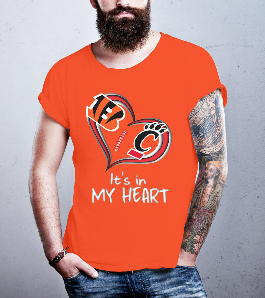 Bengals Bearcats It's In My Heart T-Shirt