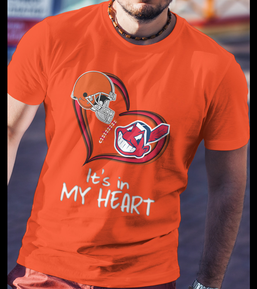 Browns Indians It's In My Heart T-Shirt