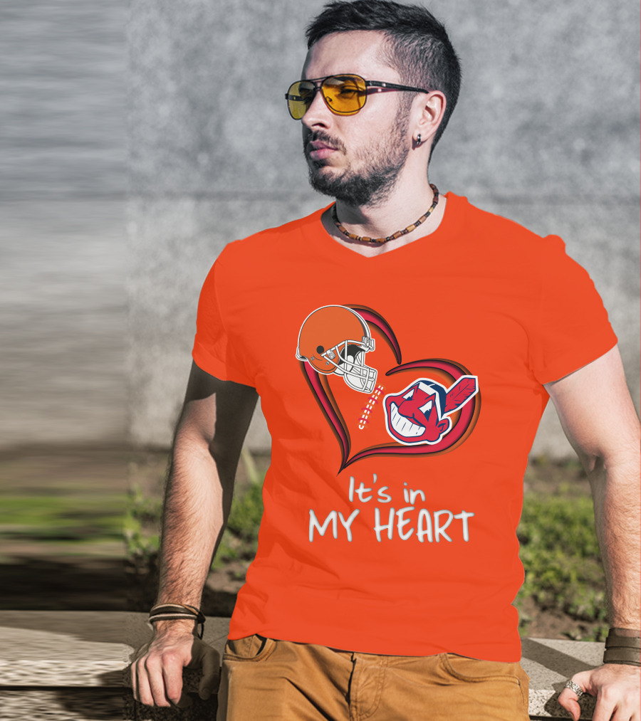 Browns Indians It's In My Heart T-Shirt