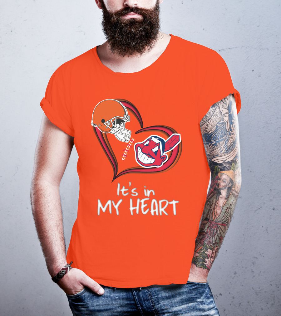 Browns Indians It's In My Heart T-Shirt