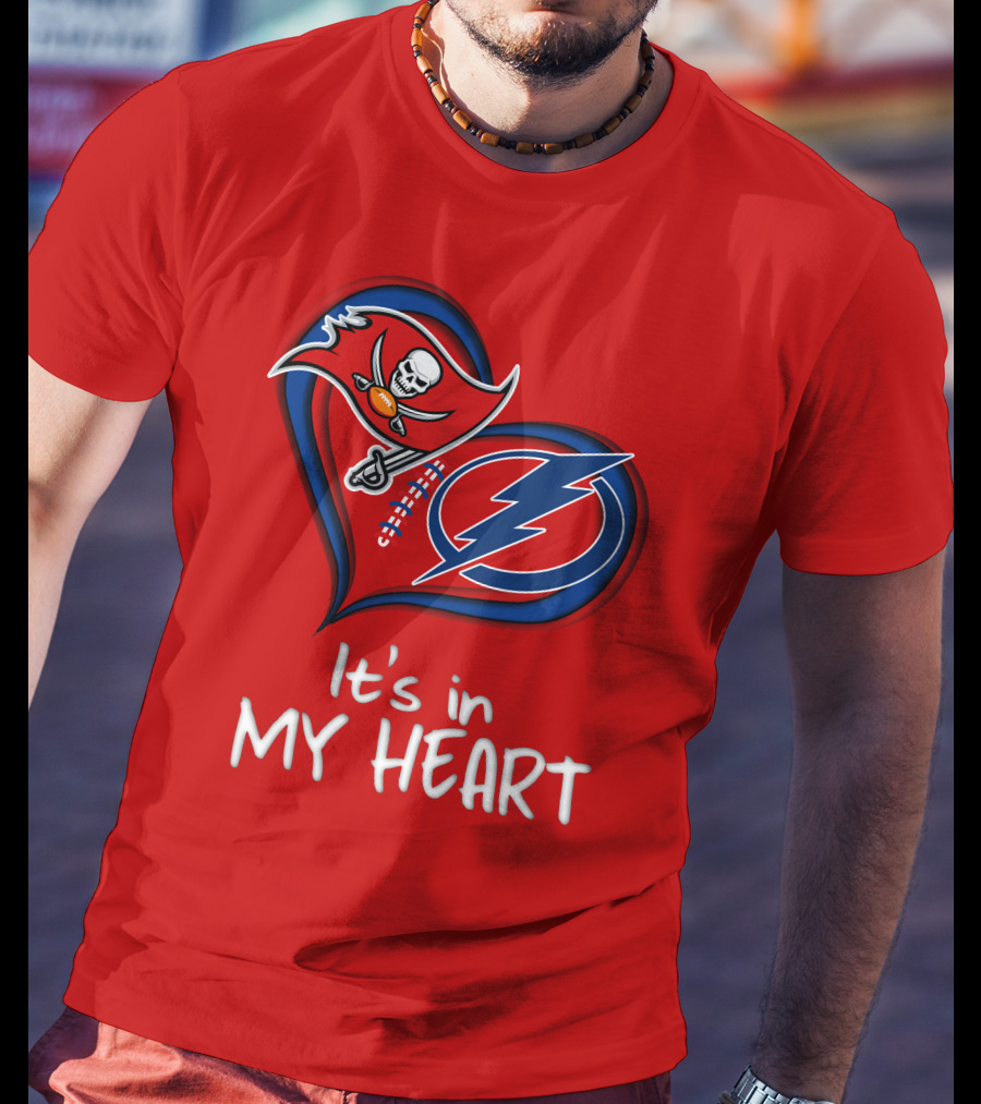 Buccaneers Lightning It's In My Heart T-Shirt