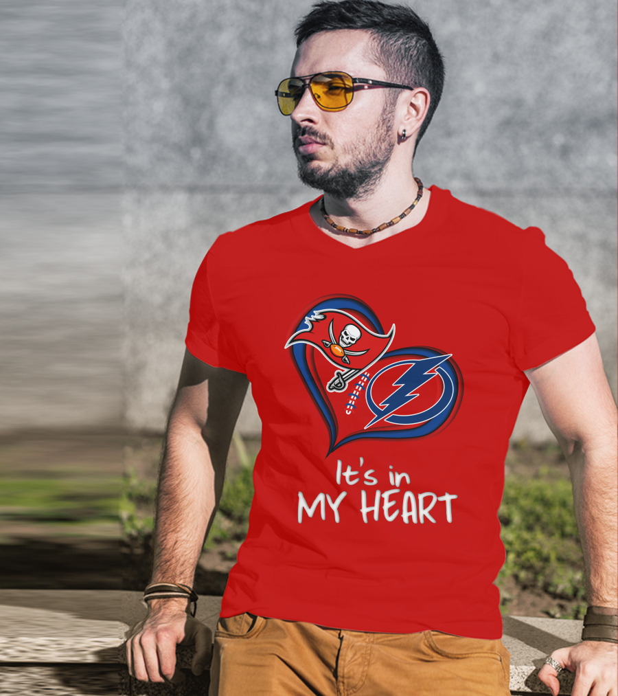 Buccaneers Lightning It's In My Heart T-Shirt